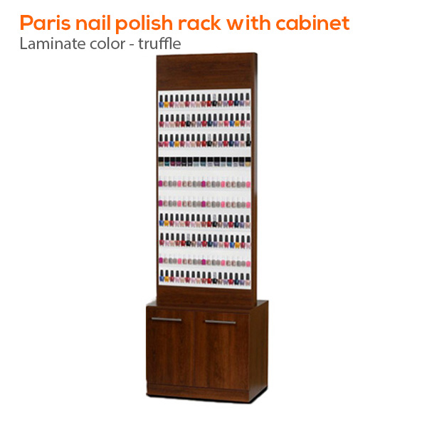 Paris Nail Polish Rack With Cabinet Spasalon Us