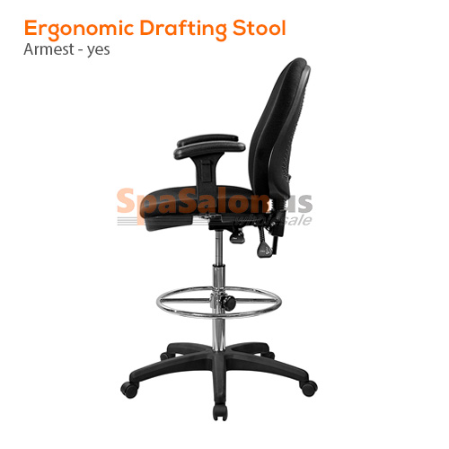Ergonomic drafting stool