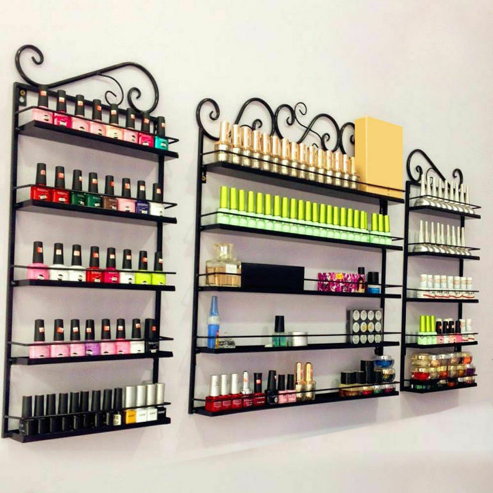 Homeitusa Nail Polish Wall Rack Organizer Holds up to 102 Nail Polish  Bottles with Metal Frame in Color Bronze | CoolSprings Galleria