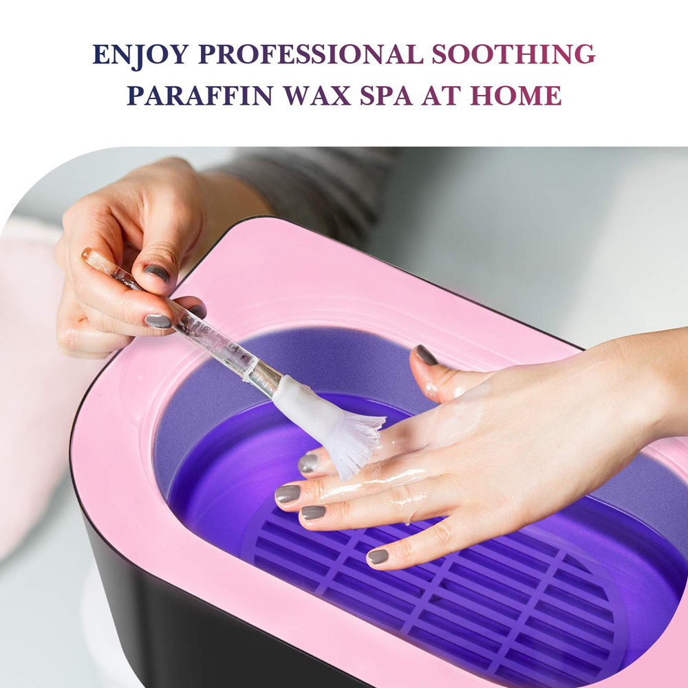 Paraffin Wax Machine for Hand and Feet - Karite Paraffin Wax Bath 4000ml Paraffin Wax Warmer Moisturizing Kit Auto-time and Keep Warm Paraffin Hand
