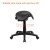 Saddle seat stool with posture tilt