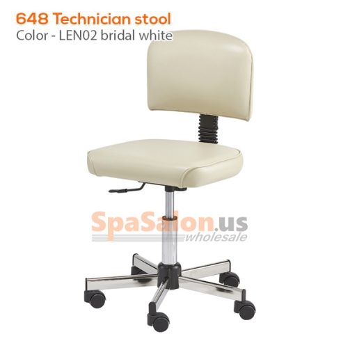648 Technician Stool With Adjusting Backrest