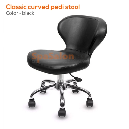 Classic curved pedi stool