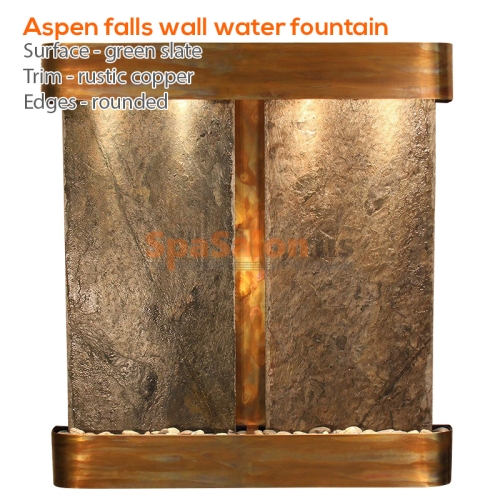 Aspen falls wall water fountain