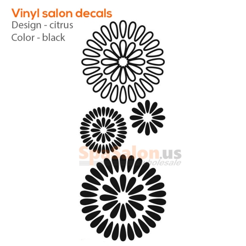 Vinyl salon decals
