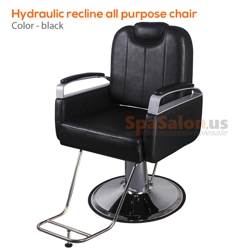 Hydraulic recline all purpose chair